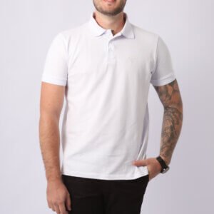 Polo Piquet Essencial - Branco