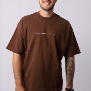 Camiseta Oversized Instinto - Café