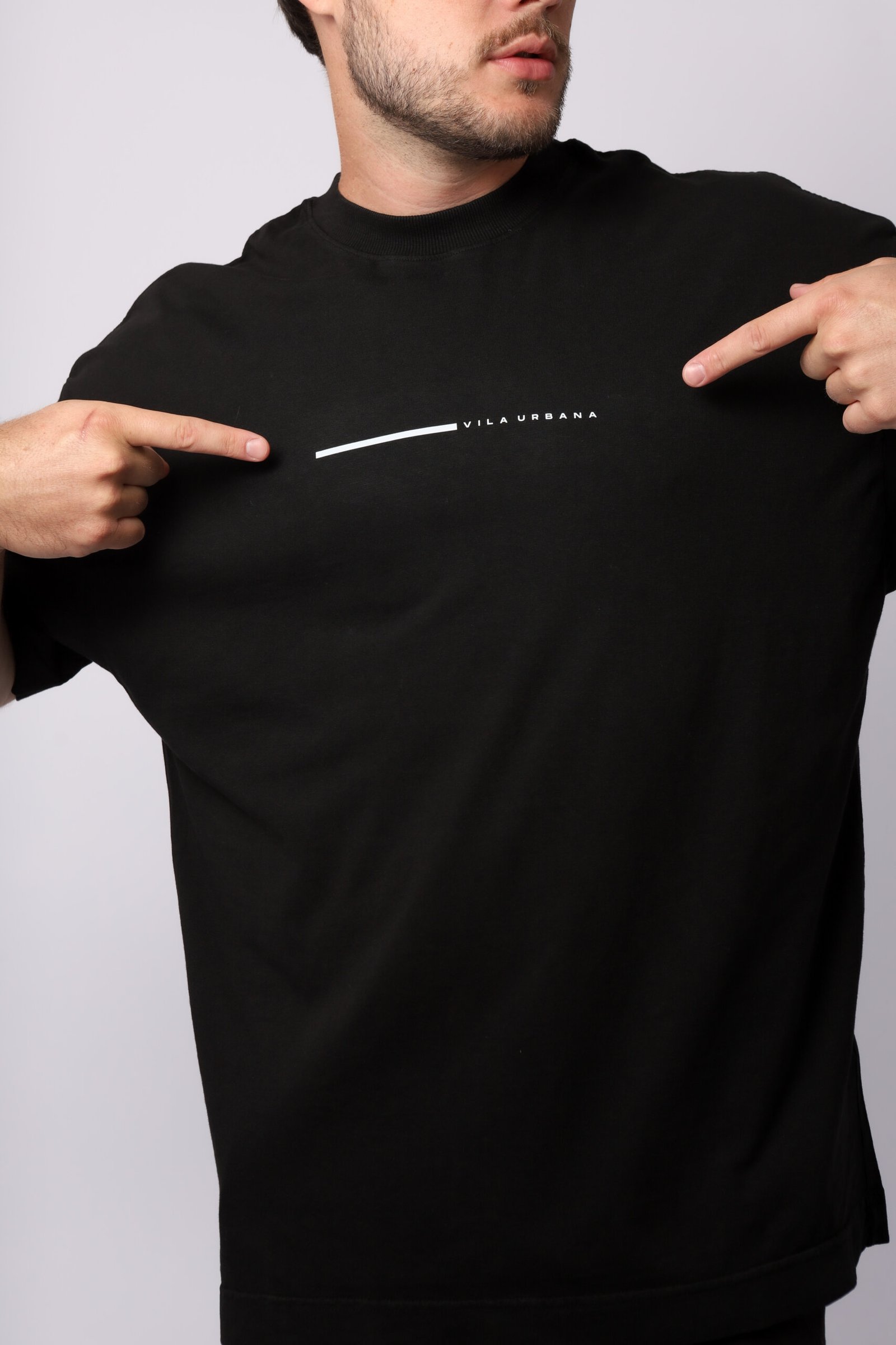 Camiseta Oversized Instinto - Preto - Imagem 5