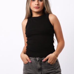 Regata Canelada - Preto