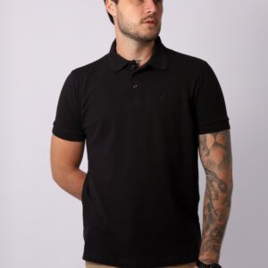 Polo Piquet Essencial - Preto